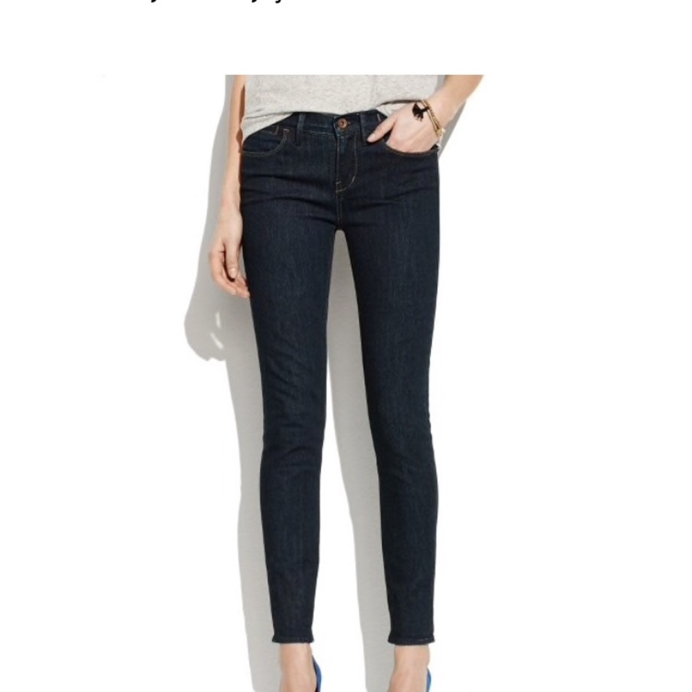 Madewell skinny skinny ankle jeans size 26